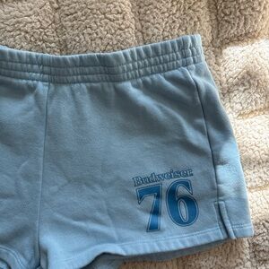 PacSun Budweiser Light Blue Athletic Shorts